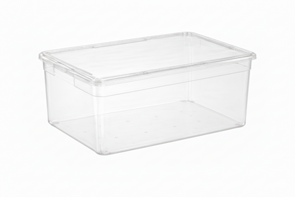 Your Bin- Clear Storage Bin with Cover
