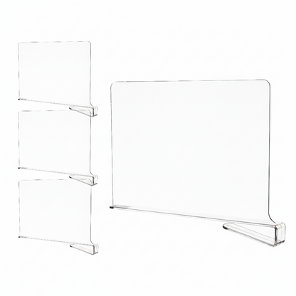 Clear Shelf Dividers-6 pack
