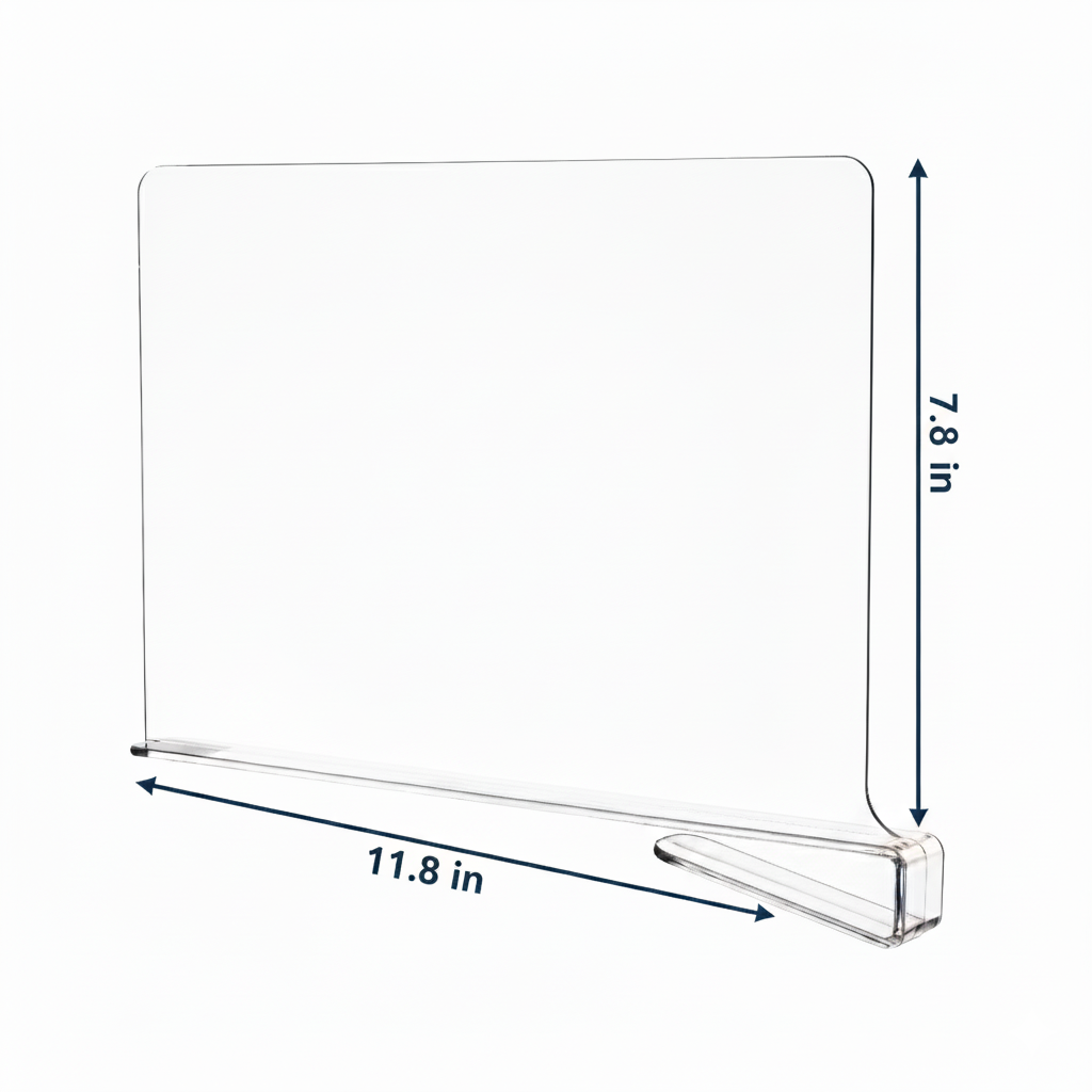 Clear Shelf Dividers-6 pack