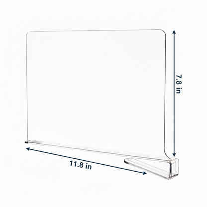 Clear Shelf Dividers-6 pack