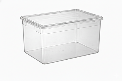 Your Bin- Clear Storage Bin with Cover