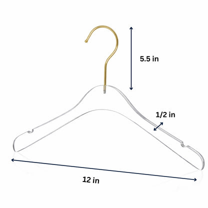 Acrylic Clear 5.5-Inch Hanger