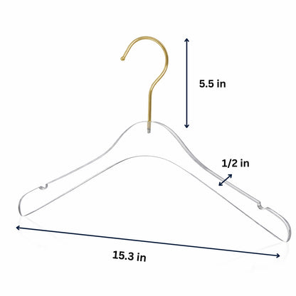 Acrylic Clear 5.5-Inch Hanger