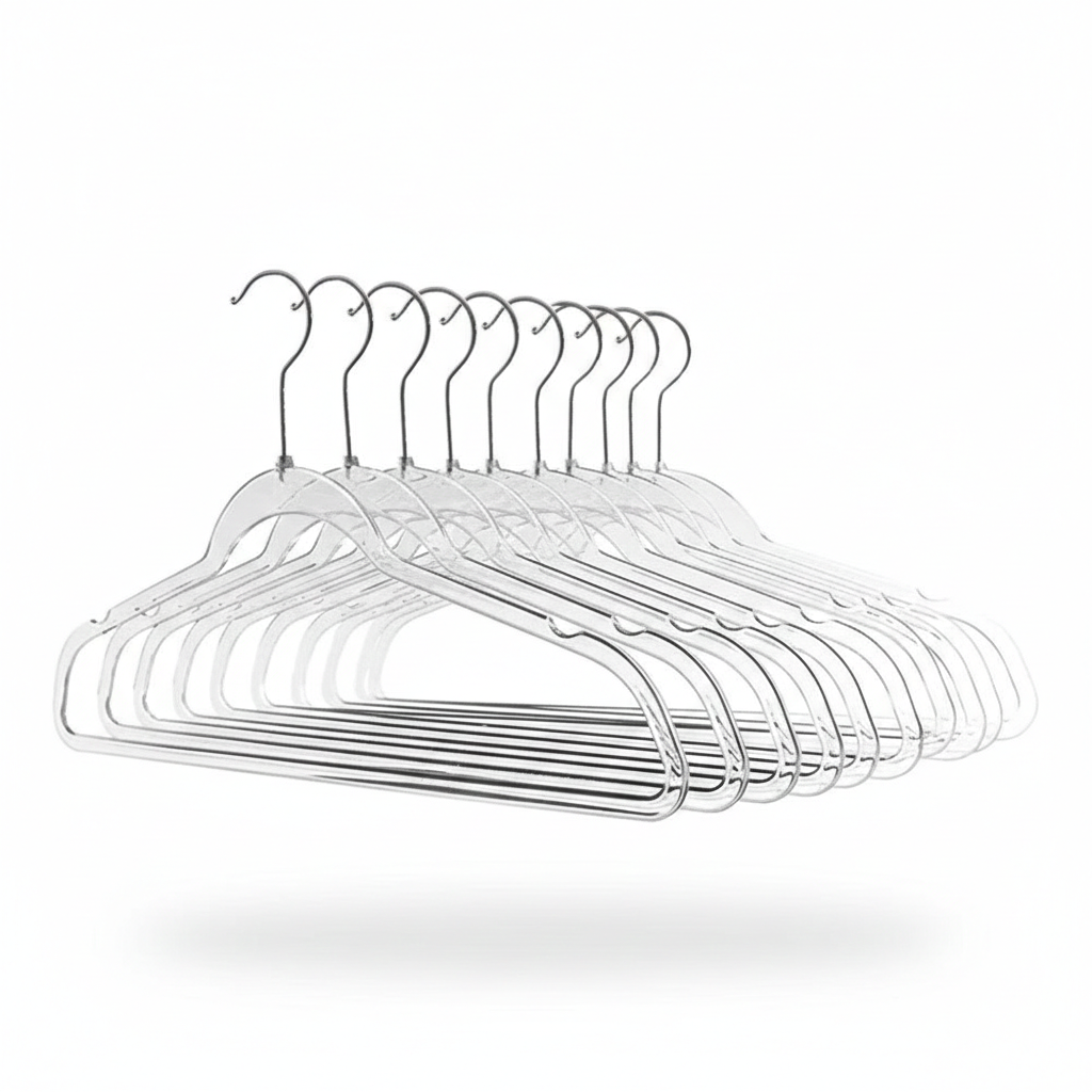 Clear Adult size hangers