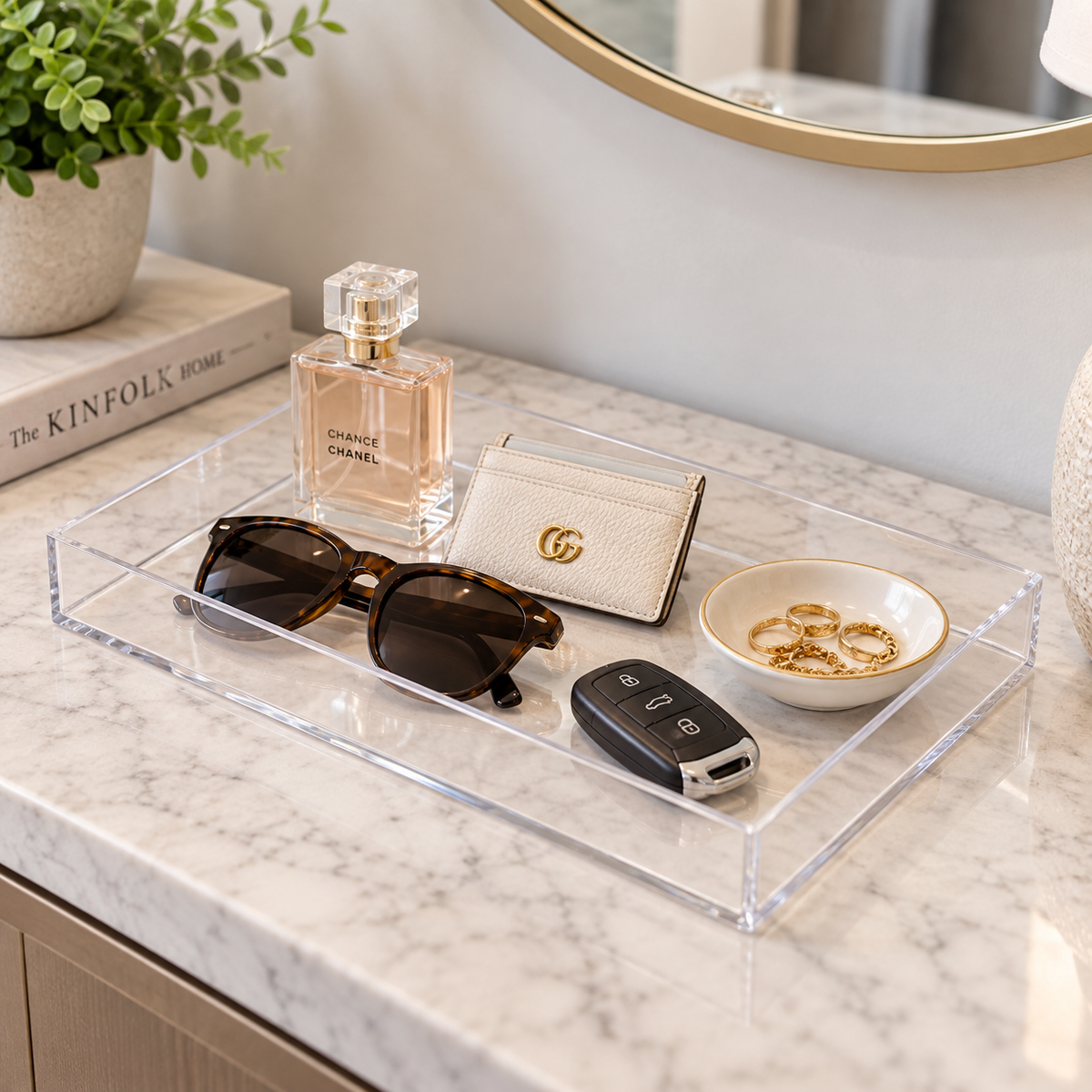 Clear Acrylic Tray/ Platter/ Board