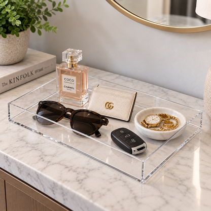 Clear Acrylic Tray/ Platter/ Board