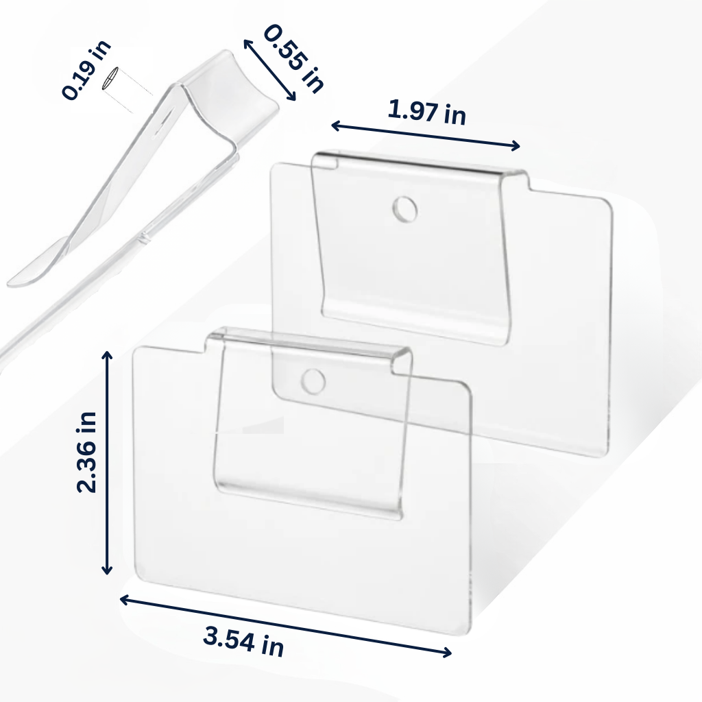Bin Labeling Clips- 5 Pack
