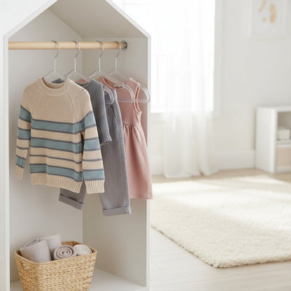 Clear Kids Hangers- 10-Pack