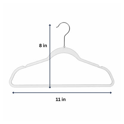 Clear Kids Hangers- 10-Pack