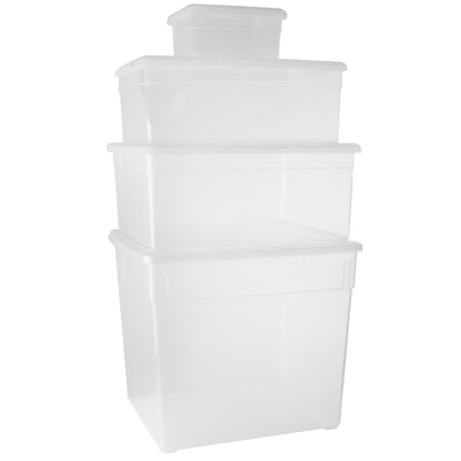 Your Bin- Clear Storage Bin with Cover
