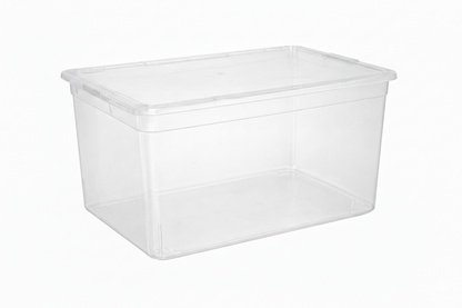 Your Bin- Clear Storage Bin with Cover