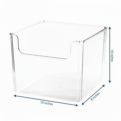 Open Front Storage Bin