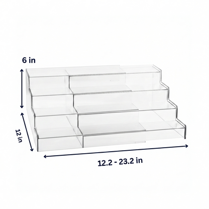Clear Spice Rack Organizer