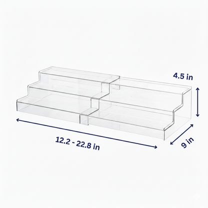 Clear Spice Rack Organizer