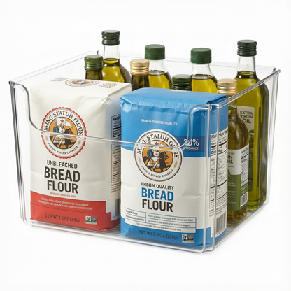 Open Front Storage Bin