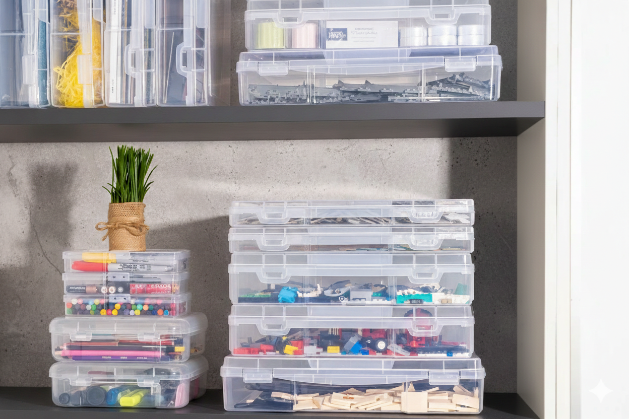 Photos, Games, and Crafts All-Purpose Storage Bins