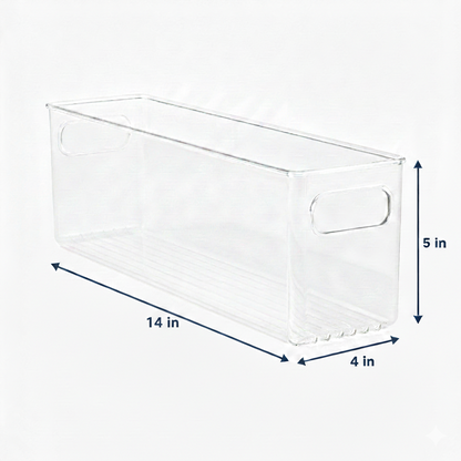Clear Fridge & Pantry Storage Bin