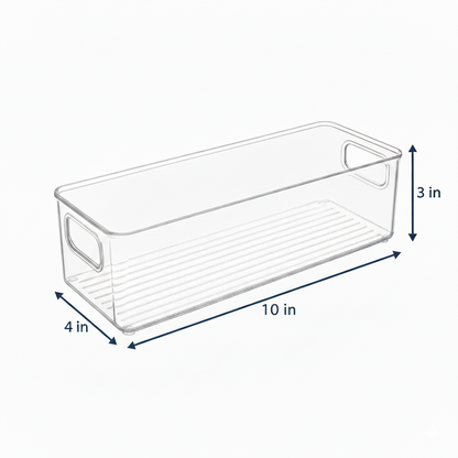 Clear Fridge & Pantry Storage Bin