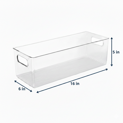 Clear Fridge & Pantry Storage Bin