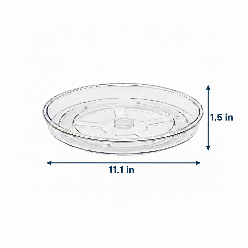 Clear Lazy Susan Turntable Rotates 360°