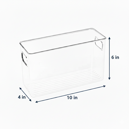 Clear Fridge & Pantry Storage Bin