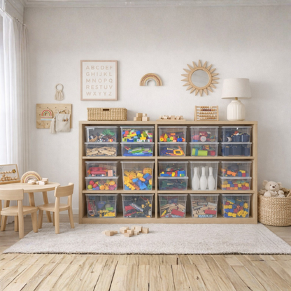 Your Bin- Clear Storage Bin with Cover