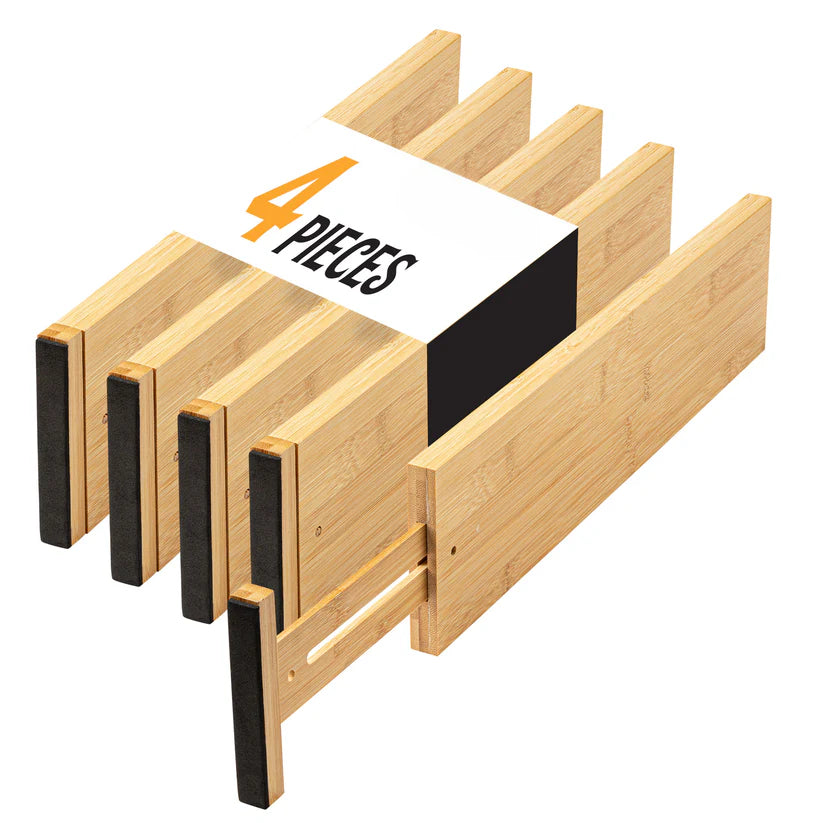 Expandable Drawer Dividers- Pack of 4