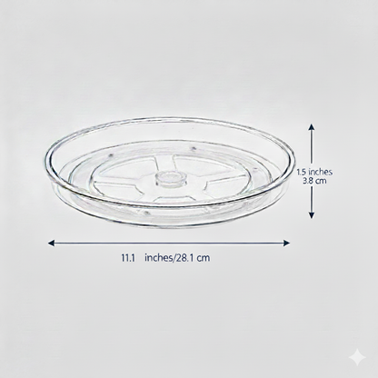 Clear Lazy Susan Turntable Rotates 360°