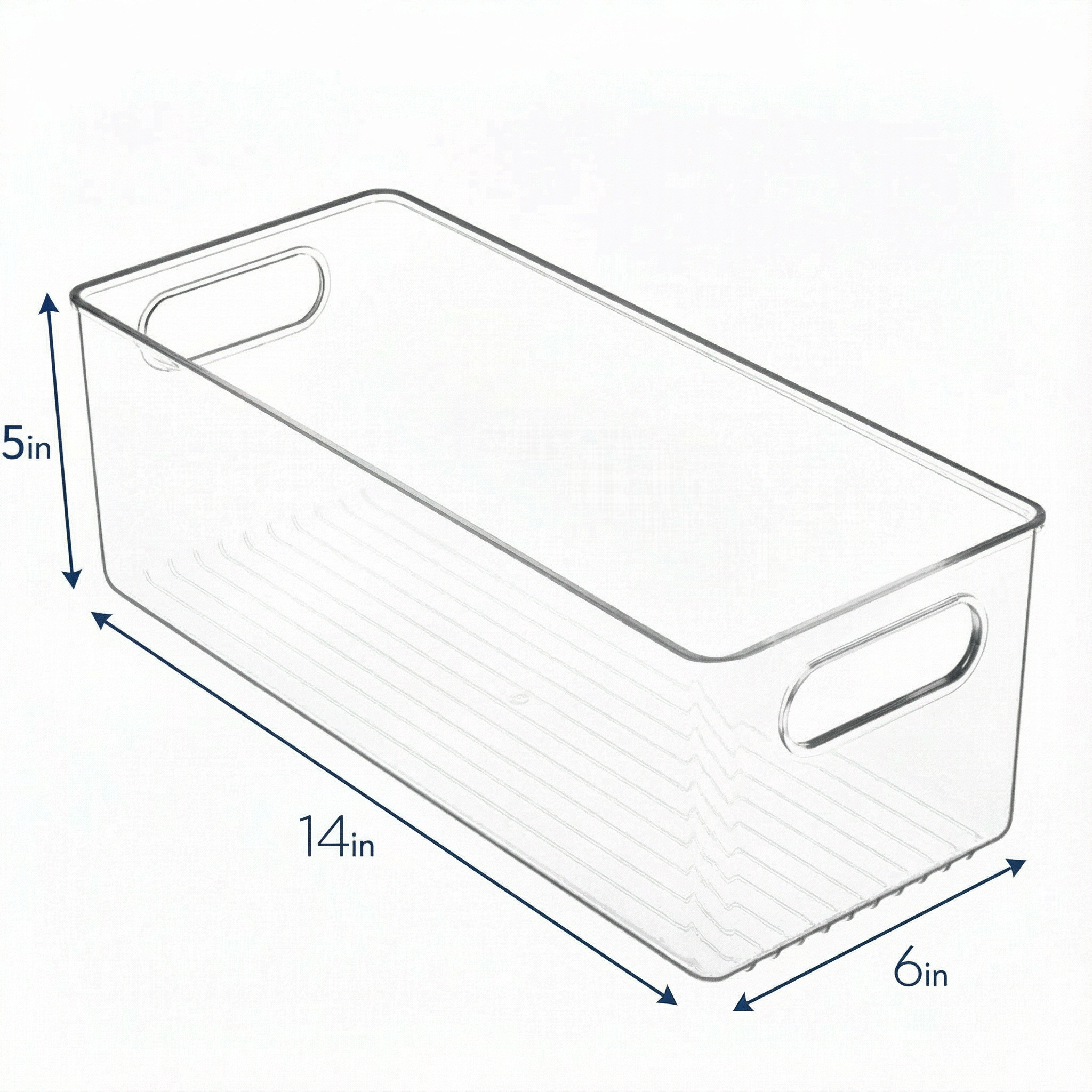 Clear Fridge & Pantry Storage Bin