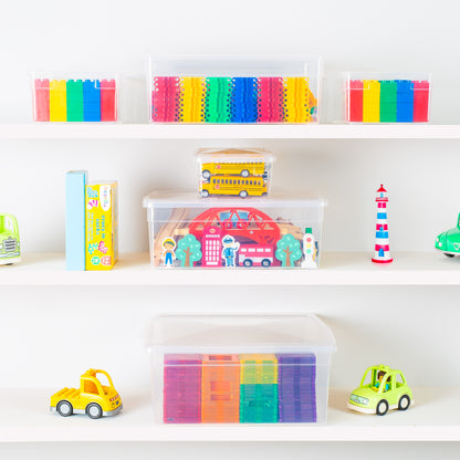 Your Bin- Clear Storage Bin with Cover