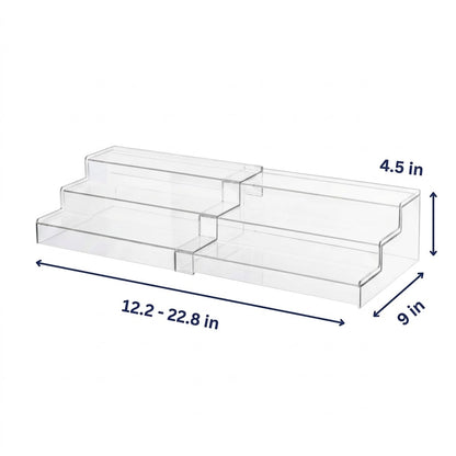 Clear Spice Rack Organizer