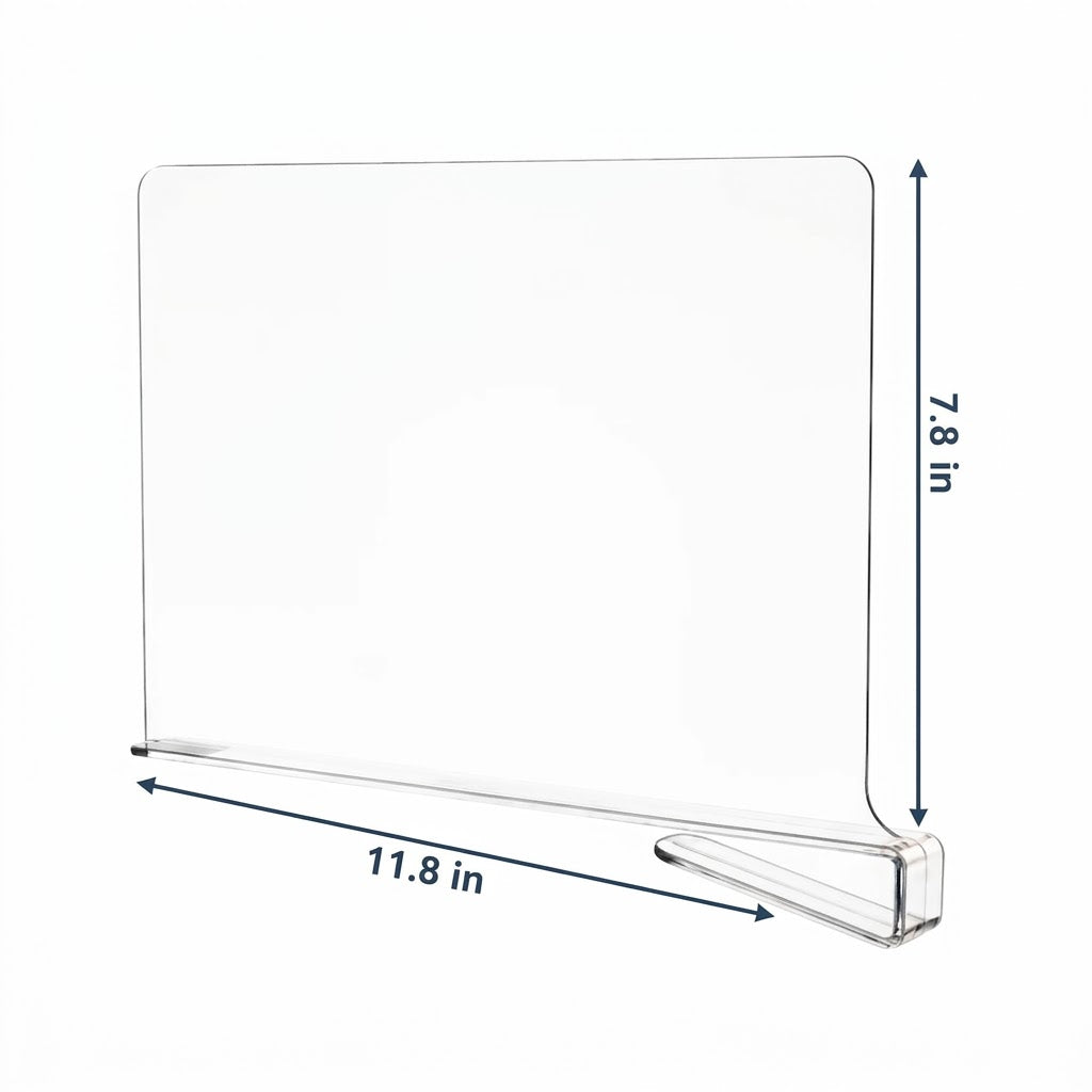 Clear Shelf Dividers-6 Pack
