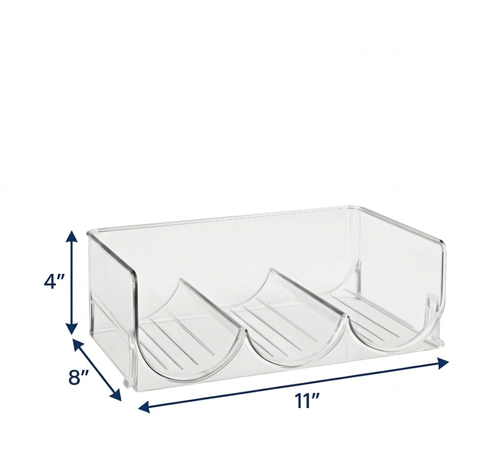 Clear Stackable Wine & Bottle Rack