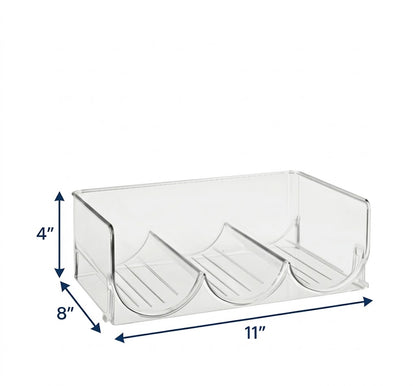 Clear Stackable Wine & Bottle Rack