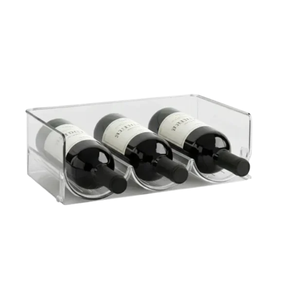 Clear Stackable Wine & Bottle Rack