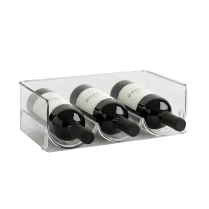 Clear Stackable Wine & Bottle Rack
