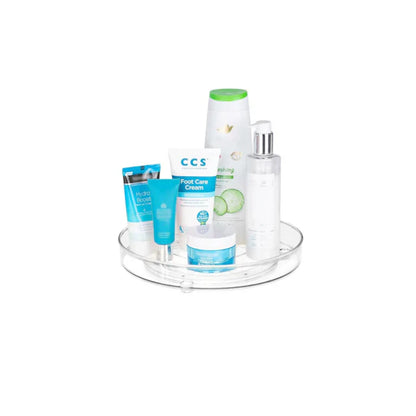 Clear Lazy Susan Turntable Rotates 360°