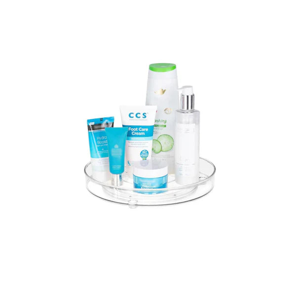 Clear Lazy Susan Turntable Rotates 360°