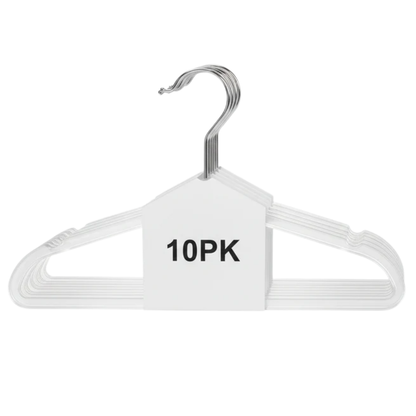 Clear Kids Hangers- 10-Pack