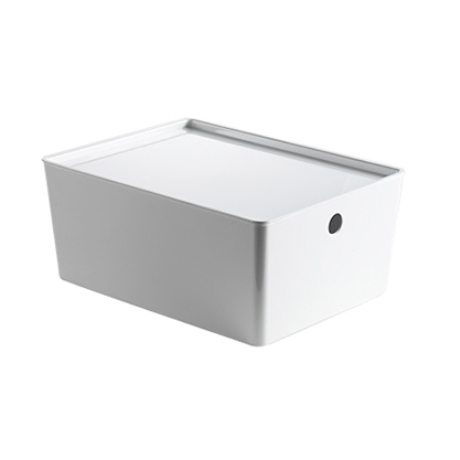 Stackable Square Storage White Stackable Square Storage bins – Theorganizingwarehouse