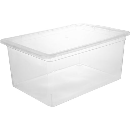 Clear Storage Bins with Lid