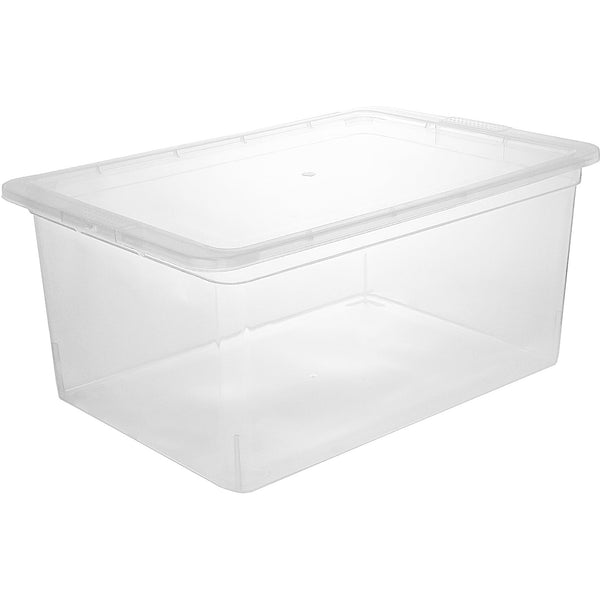 Clear Storage Bins with Lid