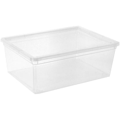 Clear Storage Bins with Lid