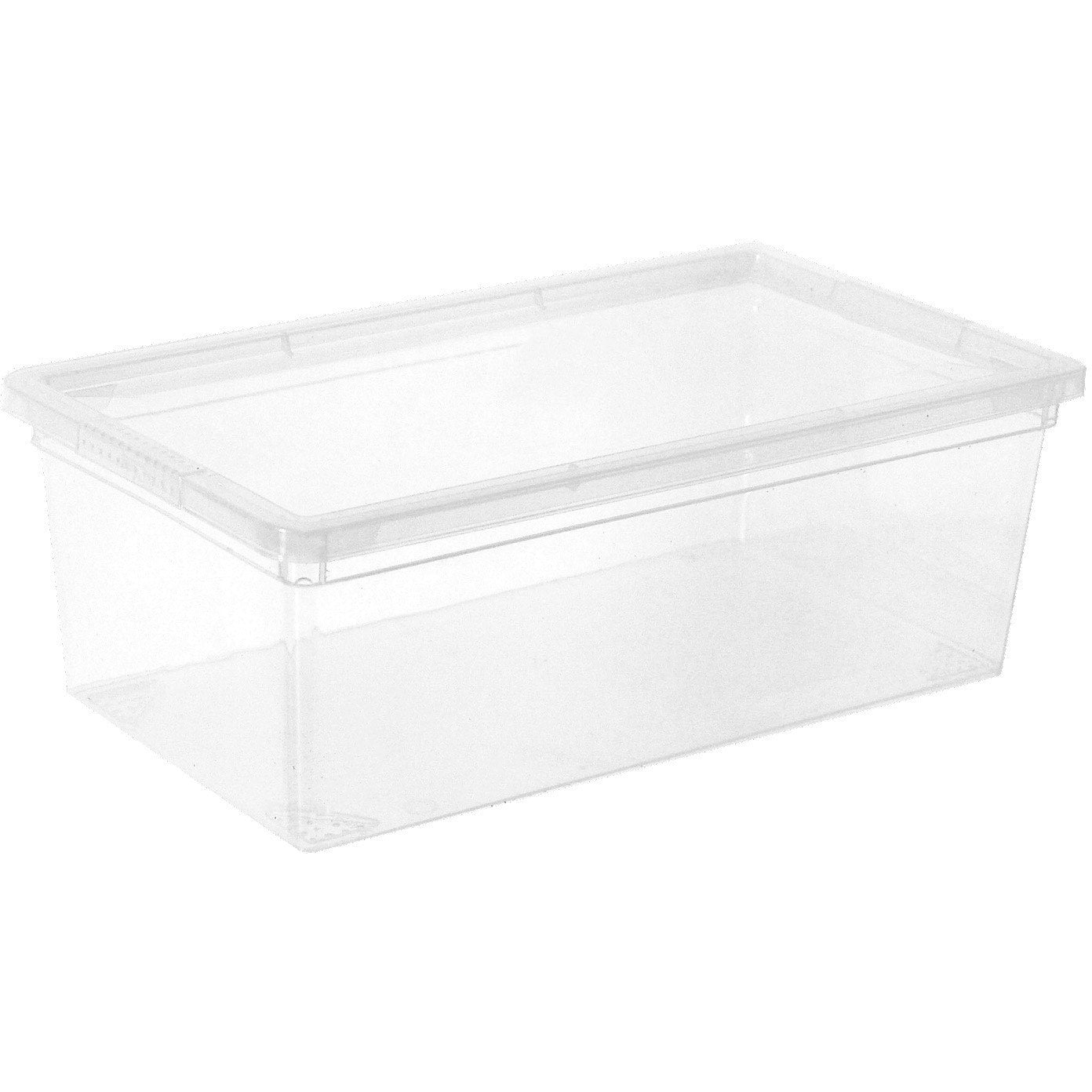 Clear Storage Bins with Lid