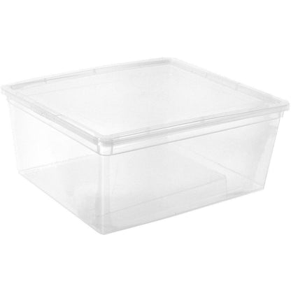 Clear Storage Bins with Lid