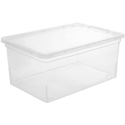 Clear Storage Bins with Lid