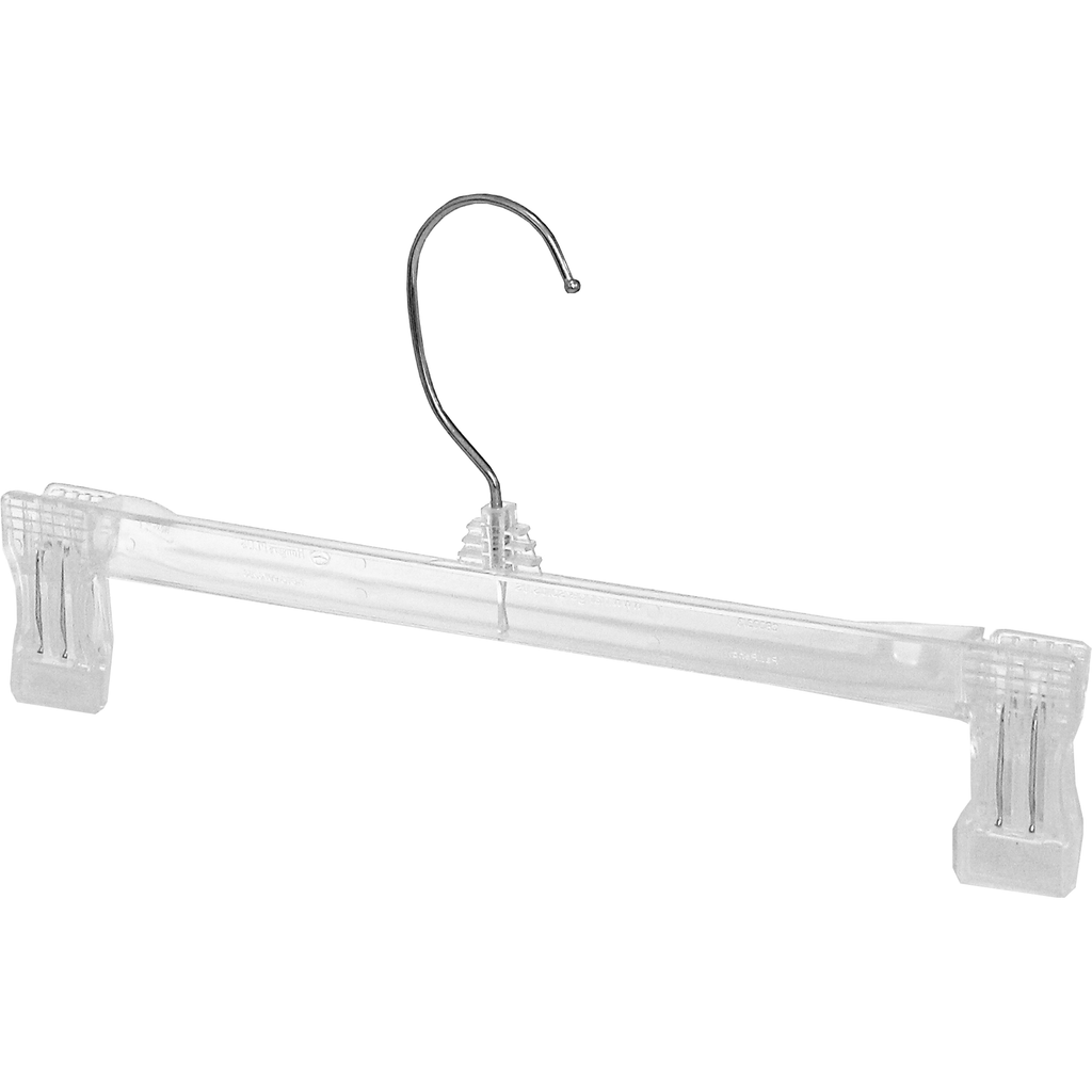 Clear Skirt/Pants clip Hangers 8 inch